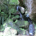 menší saské vodopády při cestě na ferratu Häntzschelstieg 