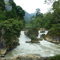 Vietnam, národní park Ba Be, vodopád Dau Dang