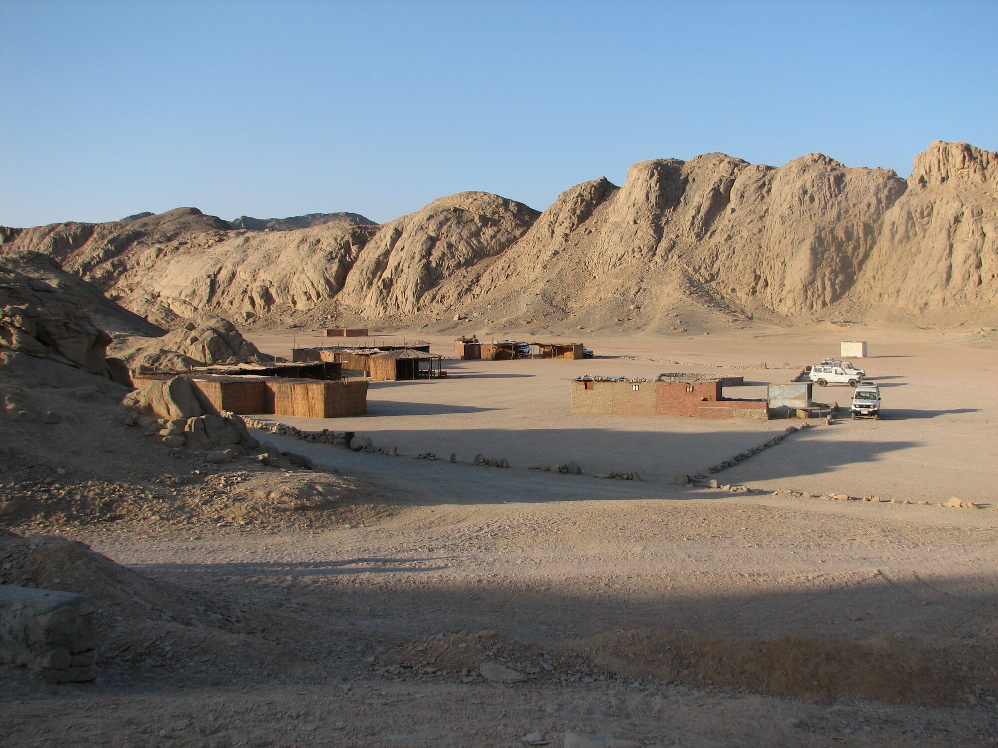 beduínská vesnice