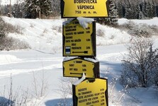 дорожный указатель парковка (Бобровецка Вапеница)